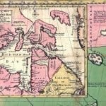 New France 1755 Antique Map
