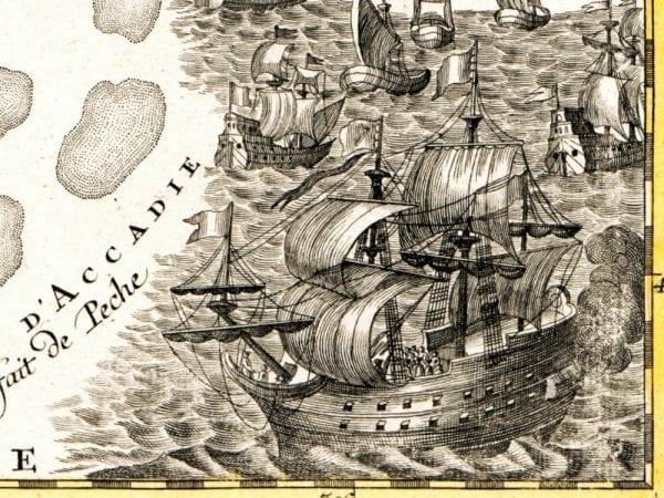 Canada 1756 Antique Map