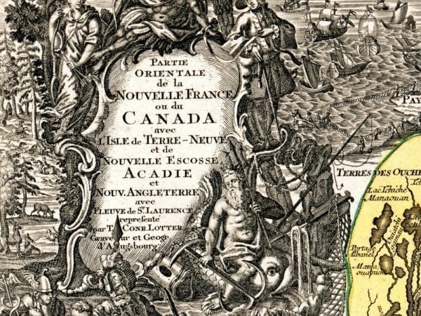 Canada 1756 Antique Map