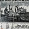 Chicago Great Fire 1871 Antique Map