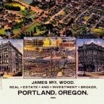 Portland 1890 Antique Map