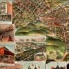 Los Angeles 1891 Antique Map