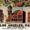 Los Angeles 1891 Antique Map
