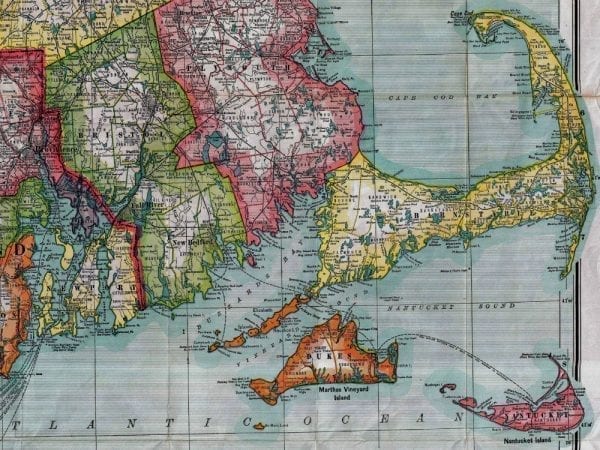 U.S. Railroad Map 1900 Antique Map