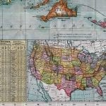 U.S. Railroad Map 1900 Antique Map