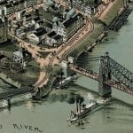 Pittsburgh 1902 Antique Map