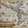 The Americas 1619 Antique Map