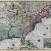 New France 1720 Antique Map
