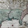 New France 1720 Antique Map