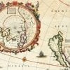 America 1660 Antique Map