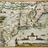 America 1673 Antique Map