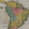 South America 1715 Antique Map