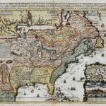New France 1719 Antique Map