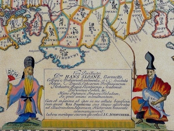Japan 1727 Antique Map