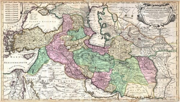 Ottoman Empire 1730 Antique Map