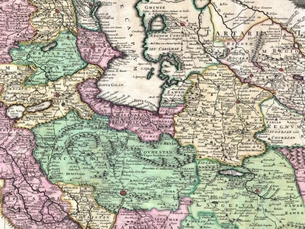 Ottoman Empire 1730 Antique Map