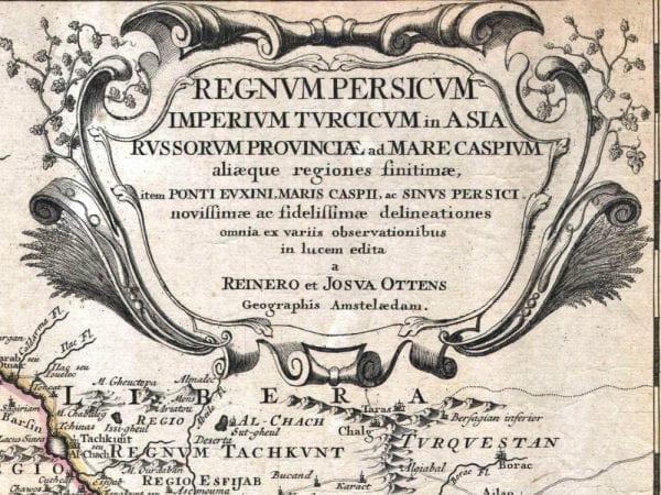 Ottoman Empire 1730 Antique Map