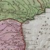 India 1733 Antique Map