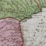 India 1733 Antique Map