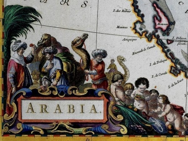 Arabia 1662 Antique Map