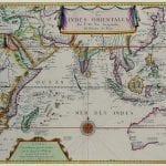 Indian Ocean 1635 Antique Map