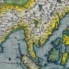 Asia 1571 Antique Map