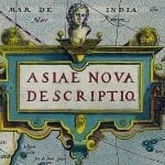 Asia 1571 Antique Map