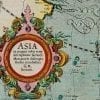 Asia 1595 Antique Map