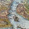 Byzantium 1572 Antique Map