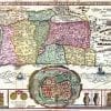 The Holy Land 1632 Antique Map