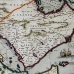 Turkish Empire 1635 Antique Map