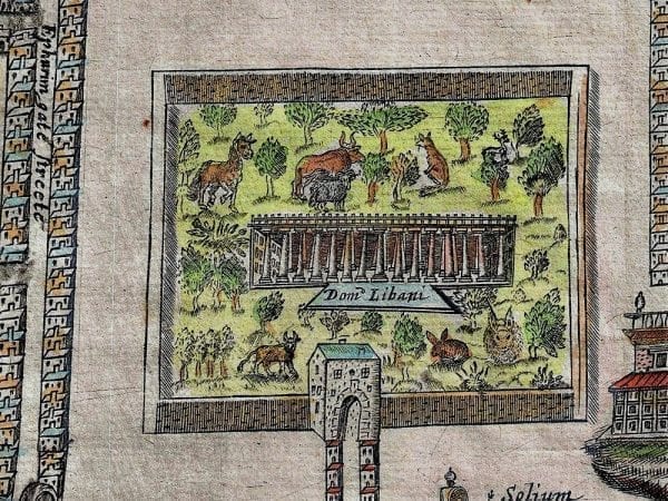 Jerusalem 1650 Antique Map