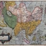 Asia 1570 Antique Map