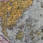 Asia 1570 Antique Map