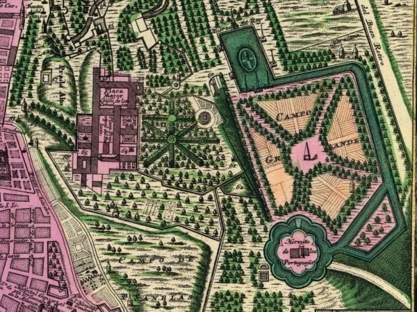 Madrid 1730 Antique Map