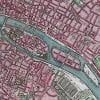 Paris 1828 Antique Map