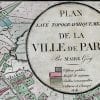 Paris 1828 Antique Map