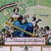 17th Century London Antique Map