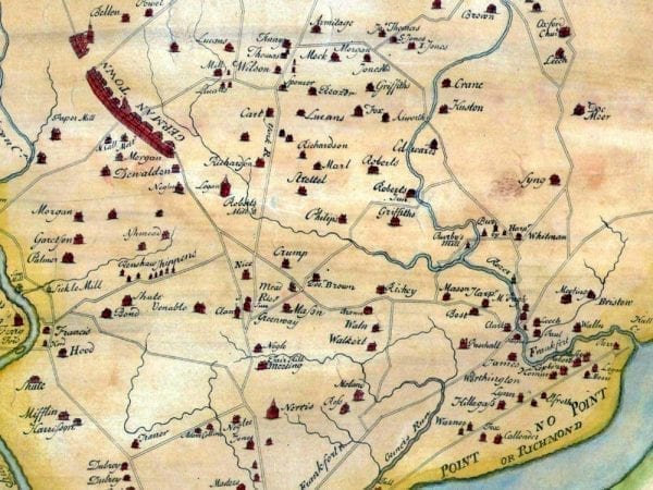 Philadelphia 1752 Antique Map