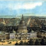 Washington D.C. 1871 Antique Map