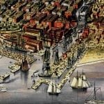 Chicago 1874 Antique Map