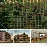 Houston 1891 Antique Map