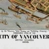 Vancouver 1898 Antique Map