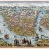 Byzantium 1572 Antique Map