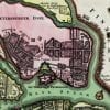 St. Petersburg 1703 Antique Map