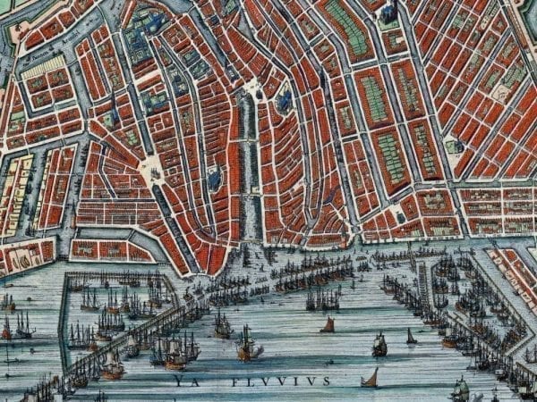 Amsterdam 1649 Antique Map