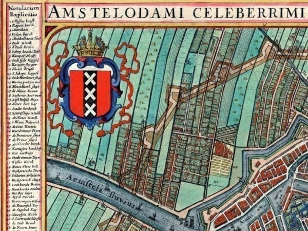 Amsterdam 1649 Antique Map