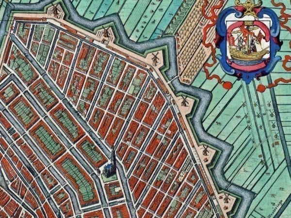 Amsterdam 1649 Antique Map