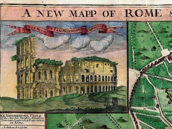 Rome 1721 Antique Map