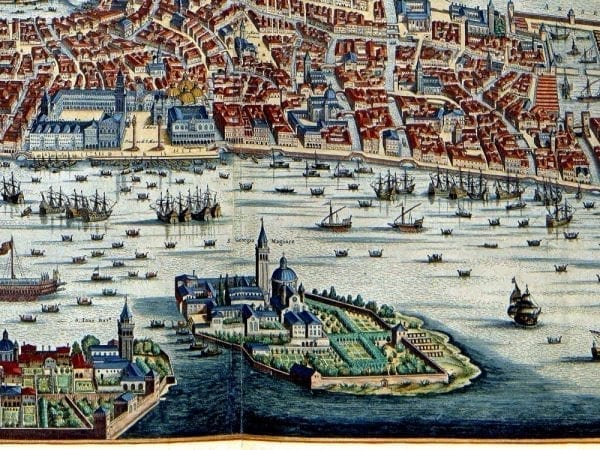 Venice 1724 Antique Map